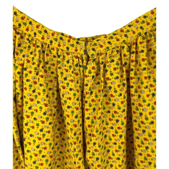 Vintage 70s Hickory Farms Employee Uniform Handmade Prairie Dress Costume Set - Picture 14 of 16